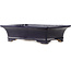 Maceta rectangular azul para bonsái de Reiho - 380 x 280 x 105 mm