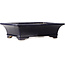 Maceta rectangular azul para bonsái de Reiho - 380 x 280 x 105 mm