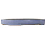 Maceta ovalada azul para bonsái de Yamafusa - 470 x 350 x 60 mm