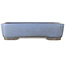 Rectangular blue bonsai pot by Yamafusa - 370 x 285 x 95 mm