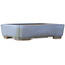 Maceta rectangular azul para bonsái de Yamafusa - 370 x 285 x 95 mm