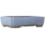 Maceta rectangular azul para bonsái de Yamafusa - 370 x 285 x 95 mm