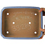 Maceta rectangular azul para bonsái de Yamafusa - 370 x 285 x 95 mm