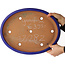Pot à bonsaï ovale bleu de Yamafusa - 410 x 315 x 60 mm