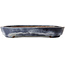 Oval blue bonsai pot by Reiho - 490 x 315 x 50 mm