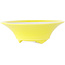 Pot à bonsaï rond jaune de Seifu - 145 x 145 x 45 mm