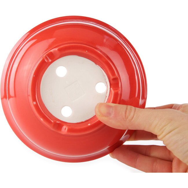 Maceta redonda roja para bonsái de Seifu - 145 x 145 x 60 mm