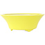 Pot à bonsaï rond jaune de Seifu - 145 x 145 x 55 mm