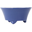 Pot à bonsaï rond bleu de Seifu - 145 x 145 x 70 mm