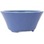 Pot à bonsaï rond bleu de Seifu - 145 x 145 x 70 mm