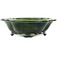 Vaso bonsai verde Mokko di Seizan - 180 x 155 x 50 mm