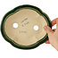 Pot à bonsaï vert Mokko de Seizan - 180 x 155 x 50 mm