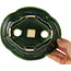 Vaso bonsai verde Mokko di Seizan - 180 x 155 x 50 mm