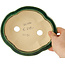 Mokko groene bonsai pot van Seizan - 180 x 155 x 50 mm