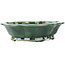 Mokko green bonsai pot by Seizan - 180 x 155 x 50 mm