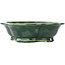 Mokko groene bonsai pot van Seizan - 180 x 155 x 50 mm