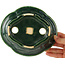 Maceta para bonsái verde Mokko de Seizan - 180 x 155 x 50 mm