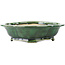 Pot à bonsaï vert Mokko de Seizan - 180 x 155 x 50 mm