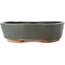 Oval grey bonsai pot - 200 x 165 x 45 mm