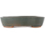 Ovale grijze bonsai pot - 200 x 165 x 45 mm