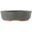 Oval grey bonsai pot - 200 x 165 x 45 mm