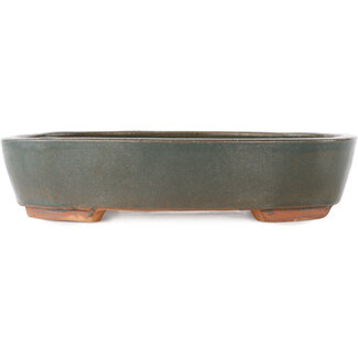  Other Japanese bonsai pot makers Vaso ovale grigio da 200 mm dal Giappone