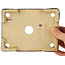 Pot à bonsaï rectangulaire vert de Koyou - 155 x 115 x 40 mm