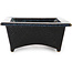 Maceta rectangular para bonsái de color negro y azul de Fuka - 150 x 105 x 45 mm