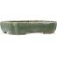 Maceta rectangular verde para bonsái de Kohshunosai - 120 x 95 x 30 mm