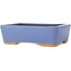 Maceta rectangular azul para bonsái de Hattori - 160 x 115 x 50 mm