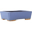 Maceta rectangular azul para bonsái de Hattori - 160 x 115 x 50 mm