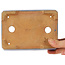 Maceta rectangular azul para bonsái de Hattori - 160 x 115 x 50 mm
