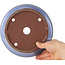 Maceta redonda azul para bonsái de Yamaaki - 195 x 195 x 40 mm
