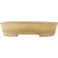 Oval beige bonsai pot by Reiho - 170 x 140 x 38 mm