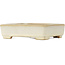 Vaso bonsai rettangolare bianco di Yamafusa - 135 x 110 x 35 mm