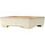 Vaso bonsai rettangolare bianco di Yamafusa - 135 x 110 x 35 mm