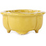 Mokko yellow bonsai pot by Fuka - 75 x 65 x 30 mm