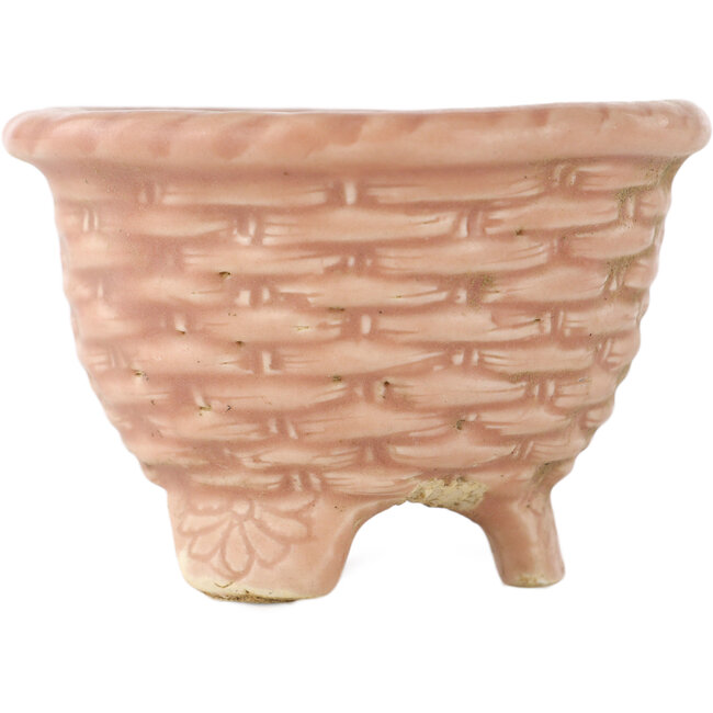 Vaso bonsai rotondo rosa di Tani Ranzan - 57 x 57 x 40 mm