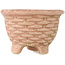 Pot à bonsaï rond rose de Tani Ranzan - 57 x 57 x 40 mm