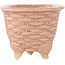 Pot à bonsaï rond rose de Tani Ranzan - 55 x 53 x 40 mm