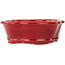 Mokko red bonsai pot by Eime Yozan - 140 x 120 x 50 mm