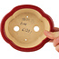 Maceta para bonsái Mokko roja de Eime Yozan - 140 x 120 x 50 mm
