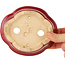 Maceta para bonsái Mokko roja de Eime Yozan - 140 x 120 x 50 mm