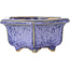 Pot à bonsaï hexagonal violet par Eime Yozan - 105 x 105 x 50 mm