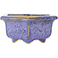 Pot à bonsaï hexagonal violet par Eime Yozan - 105 x 105 x 50 mm
