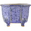 Maceta octogonal para bonsái de color morado de Eime Yozan - 85 x 85 x 60 mm