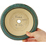 Pot à bonsaï rond vert de Fuka - 160 x 160 x 60 mm