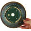 Pot à bonsaï rond vert de Fuka - 160 x 160 x 60 mm