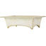 Rectangular white bonsai pot by Fuka - 155 x 110 x 45 mm