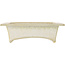 Rectangular white bonsai pot by Fuka - 155 x 110 x 45 mm